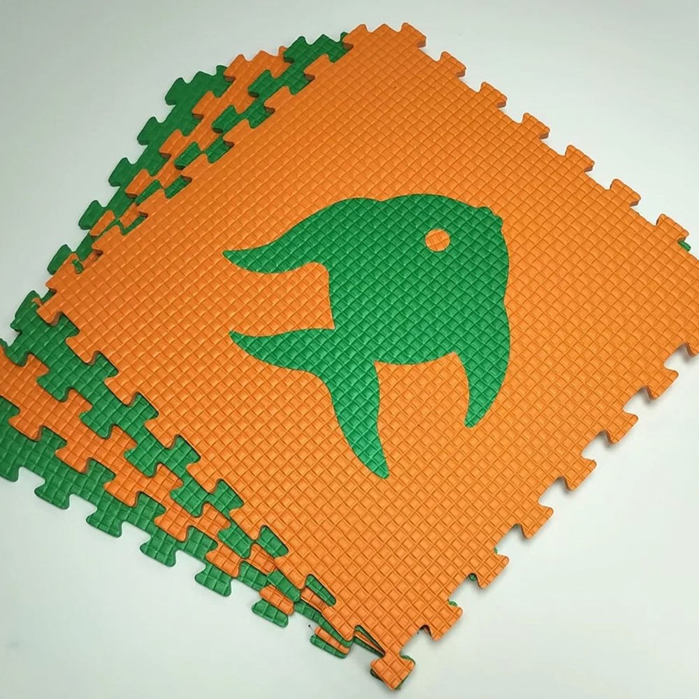 Мягкий пол "Жители моря" 500x500x10 мм 45 шор