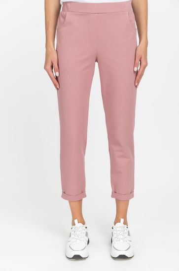 Брюки женские повседневные укороченные с карманами Лори B1170-O31,розовый