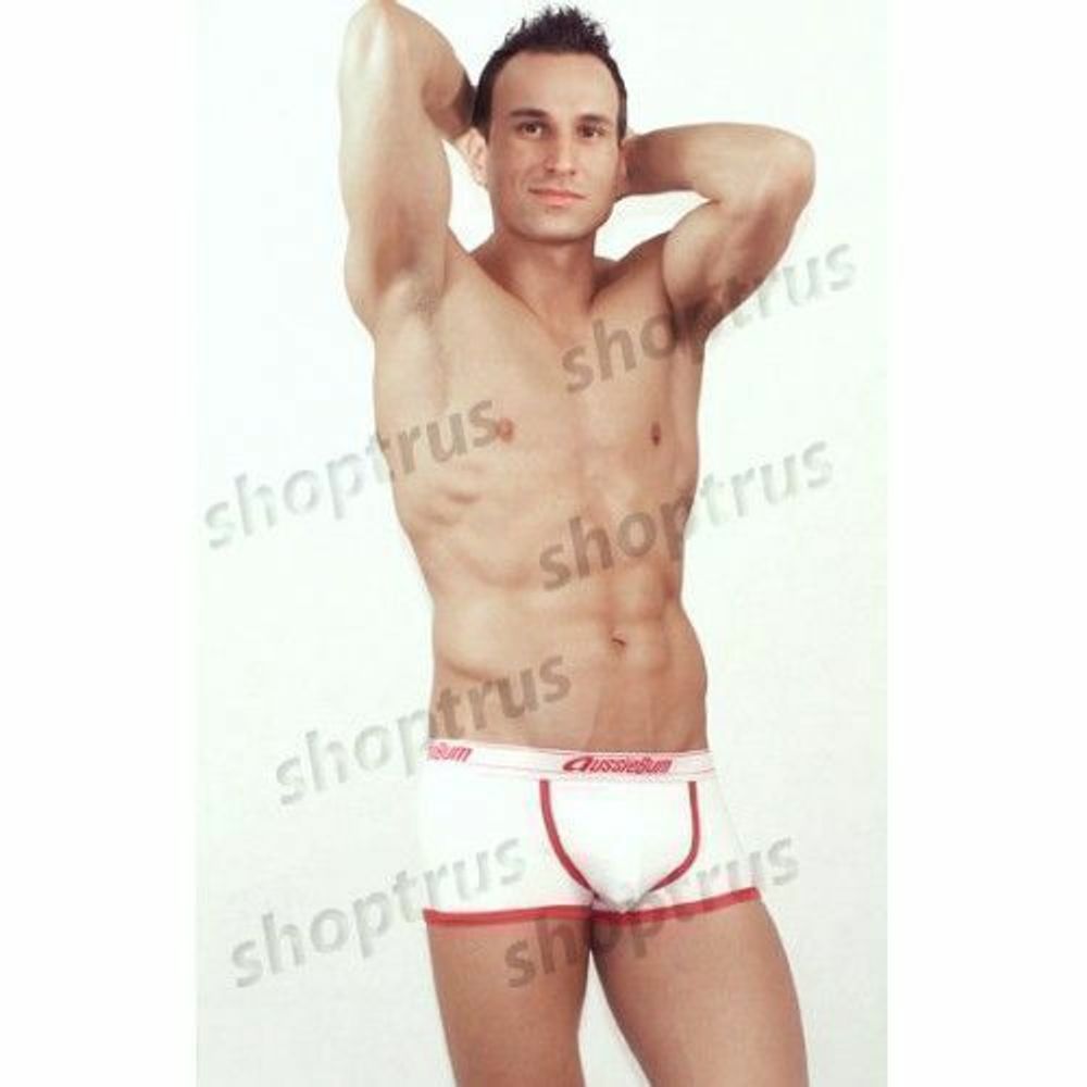 Мужские трусы хипсы белые Aussiebum AB00085