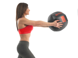 Утяжеленный мяч wall ball 12 кг KWELL