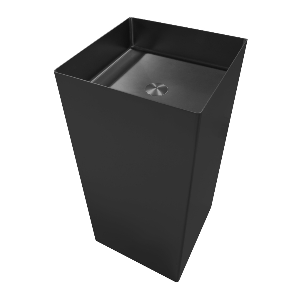 Раковина отдельностоящая ABBER Wasser Kreis AF2413MB черная матовая