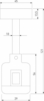 Основание на штанге Elektrostandard Esthetic Magnetic a065437