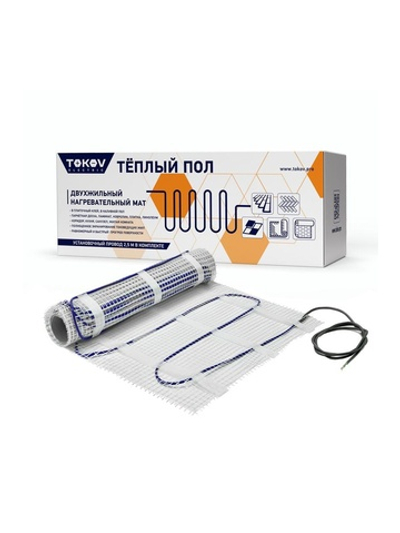 Комплект "Теплый пол" (мат) 150Вт/кв.м 5кв.м TOKOV ELECTRIC TKE-MAT150-750-5