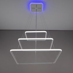 Citilux Неон Смарт CL731AK110E Умная подвесная люстра Белая