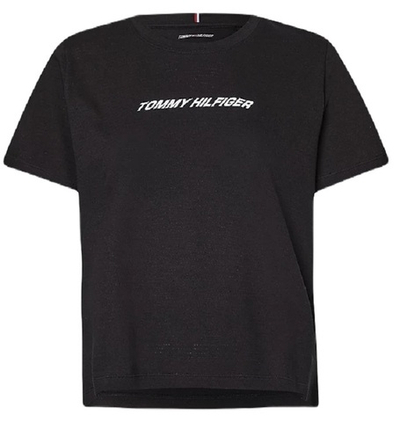 Женская теннисная футболка Tommy Hilfiger Performance Mesh Tee - Black