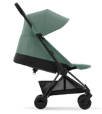 Прогулочная коляска Cybex Coya Leaf Green с дождевиком и бампером/Matt Black
