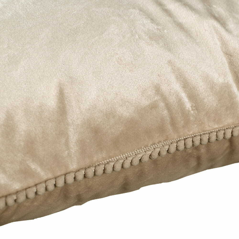 Наволочка декоративная  50x50 Arya home Sude темно-бежевая