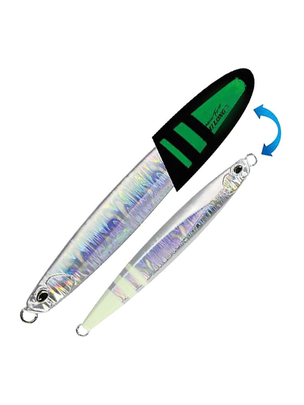 Блесна пилькер DUO Drag Metal Force Semi-Long, 185 г, PPA0510 Squid Glow