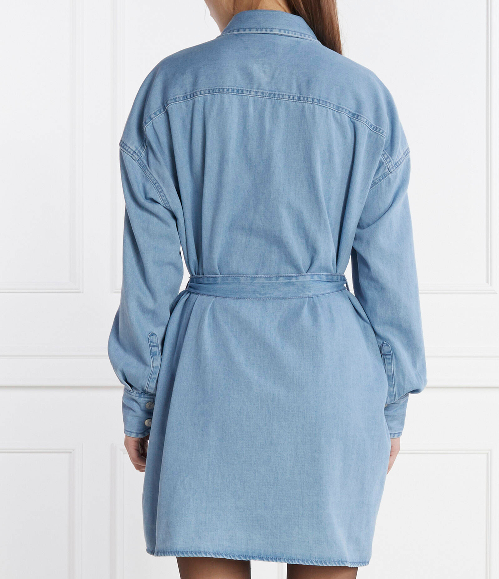 Платье с ремешком Tommy Jeans - голубой(DW0DW17421)