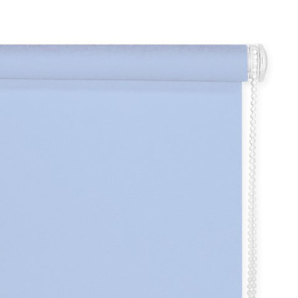 Рулонные шторы "Альфа БЛЭКАУТ (BLACKOUT) цвет небесно-голубой"