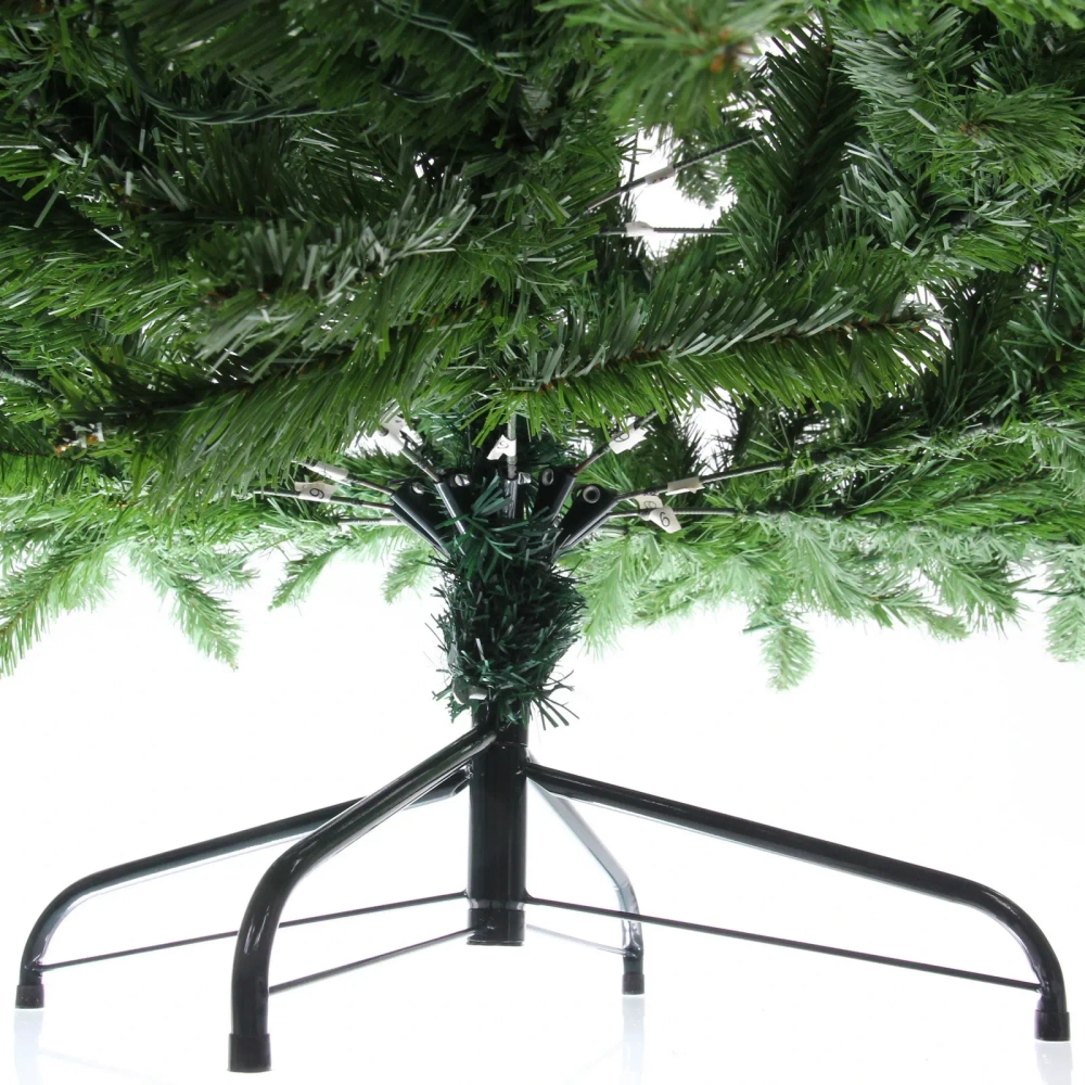 Ёлка «Свет в ночи» 180 см, ПВХ (800 веток) 300 ламп LED (свечение-Теплый белый)