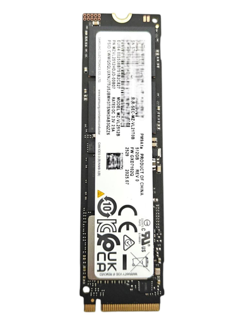 Samsung 980 PRO 512 ГБ Внутренний SSD-диск M.2 PCIe 4.0 NVMe (MZVL2512HDJD)