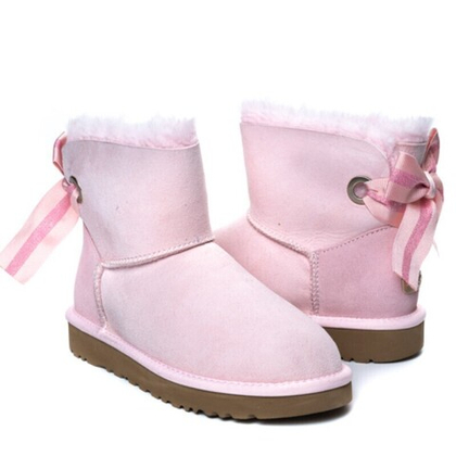 Угги Bailey Bow Mini Customizable Pink
