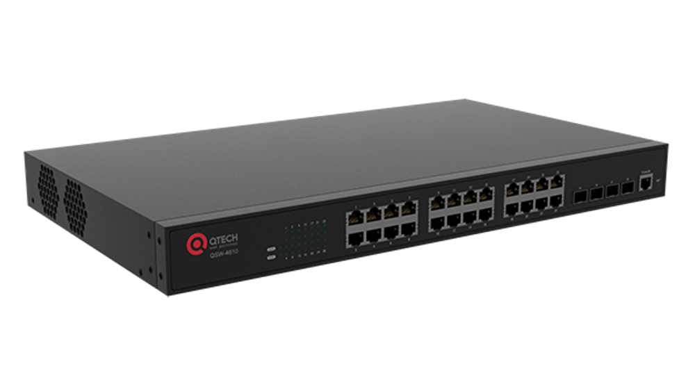 Коммутатор PoE QTECH QSW-4610-28T-POE-AC