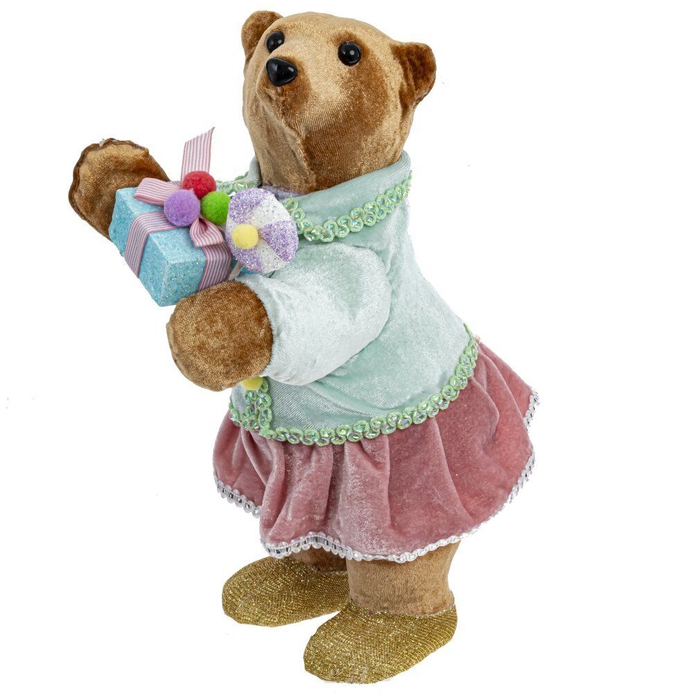 GAEM Украшение новогоднее "Медвежонок", L12 W17 H30 см, 2в.