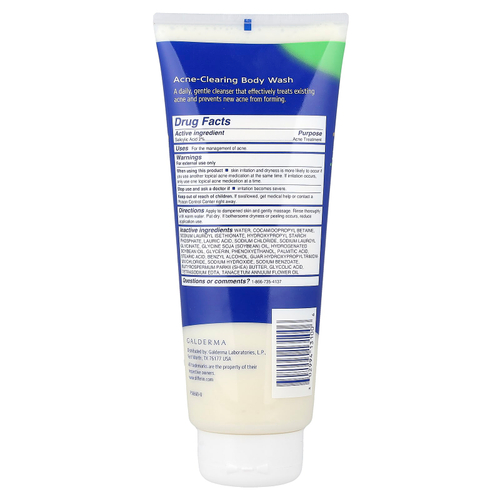 Differin, Гель для душа от акне, 295 мл (10 жидк. унц.)