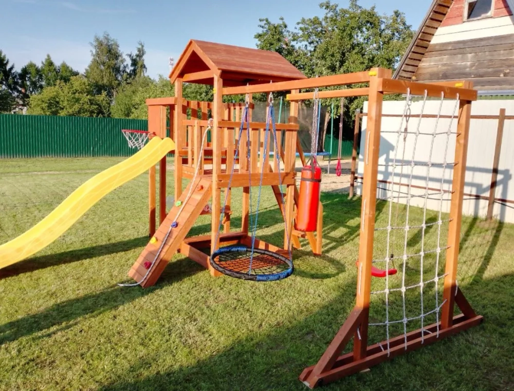 Детский игровой комплекс Савушка "Мастер" - 4 (с окраской)