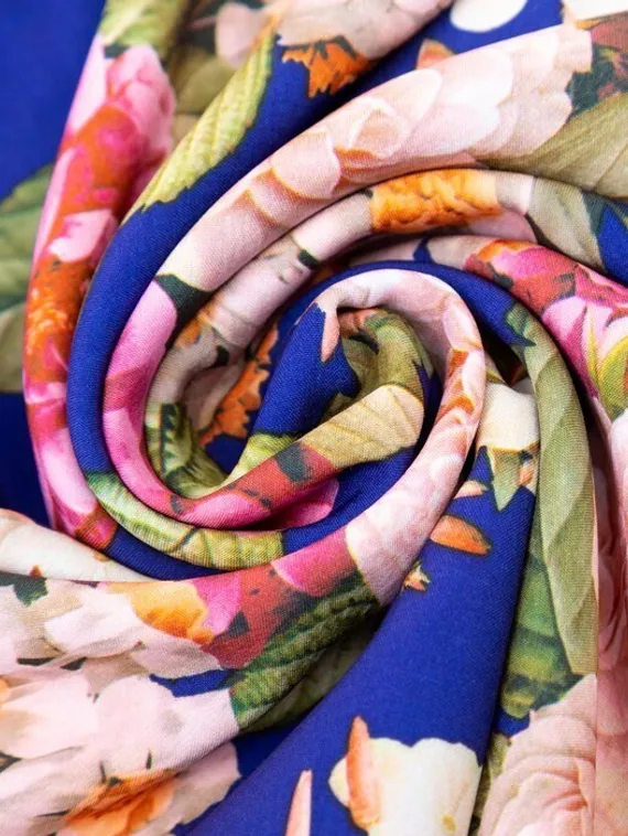 Снуд женский текстильный, цвет синий, размер 32х72