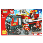 Конструктор пластмассовый Kamaz камаз-перевозчик с мотоциклом, 111дет. 5762-KK (Город мастеров)