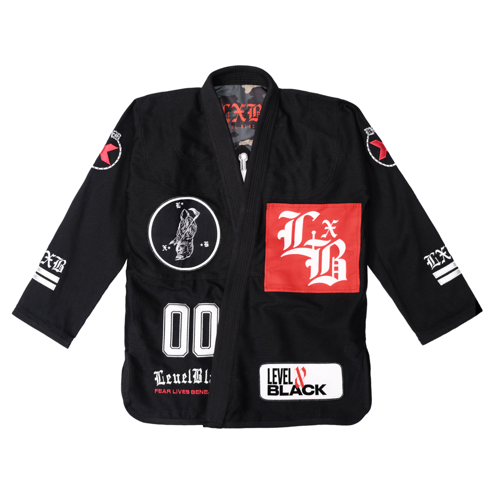 Кимоно Level x Black WAR MACHINE BLACK