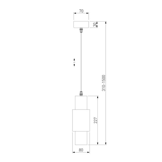 Подвесной светодиодный светильник Eurosvet Bento 50204/1 белый/матовое серебро