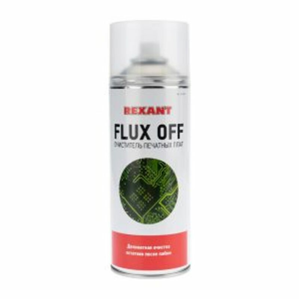 Очиститель печатных плат FLUX OFF, REXANT, 400 мл, аэрозоль