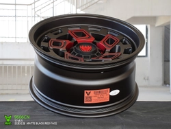 Диск колёсный BEAST OFFROAD 9606CN R17 8,5 ET0 Matte Black W Red Face