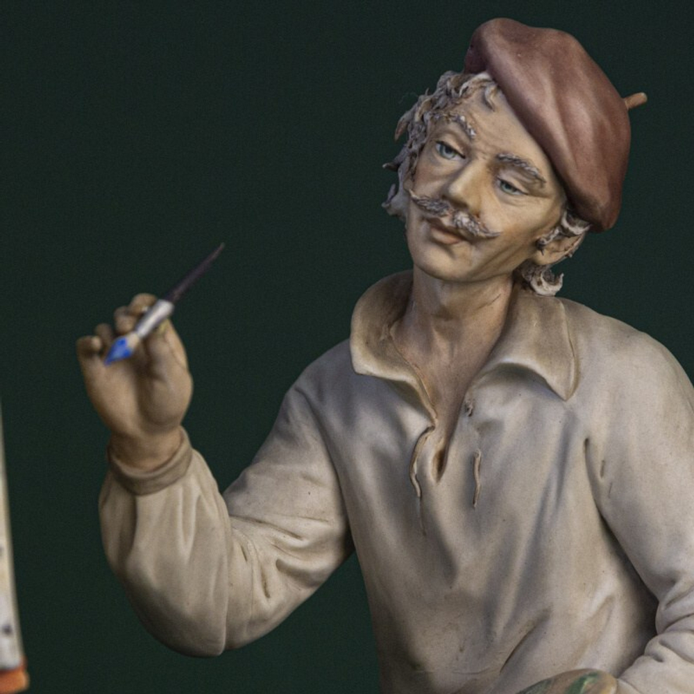 Фарфоровая мануфактура Capodimonte «Живописец»