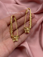 Брошь булавка Верс. золотой хребет медузы