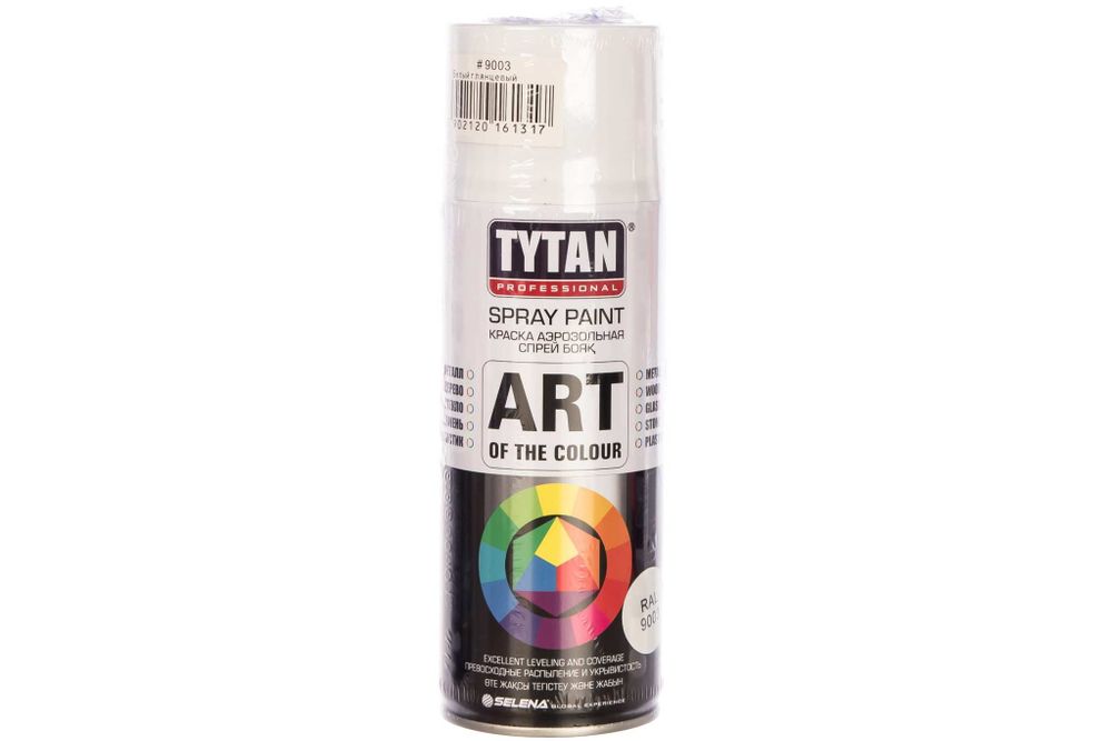 Краска аэрозольная Tytan Professional Art of the colour белая глянец RAL 9003 400 мл