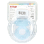 Nuby, Teethe-eez, силиконовый прорезыватель, для детей от 3 месяцев, синий, 1 штука