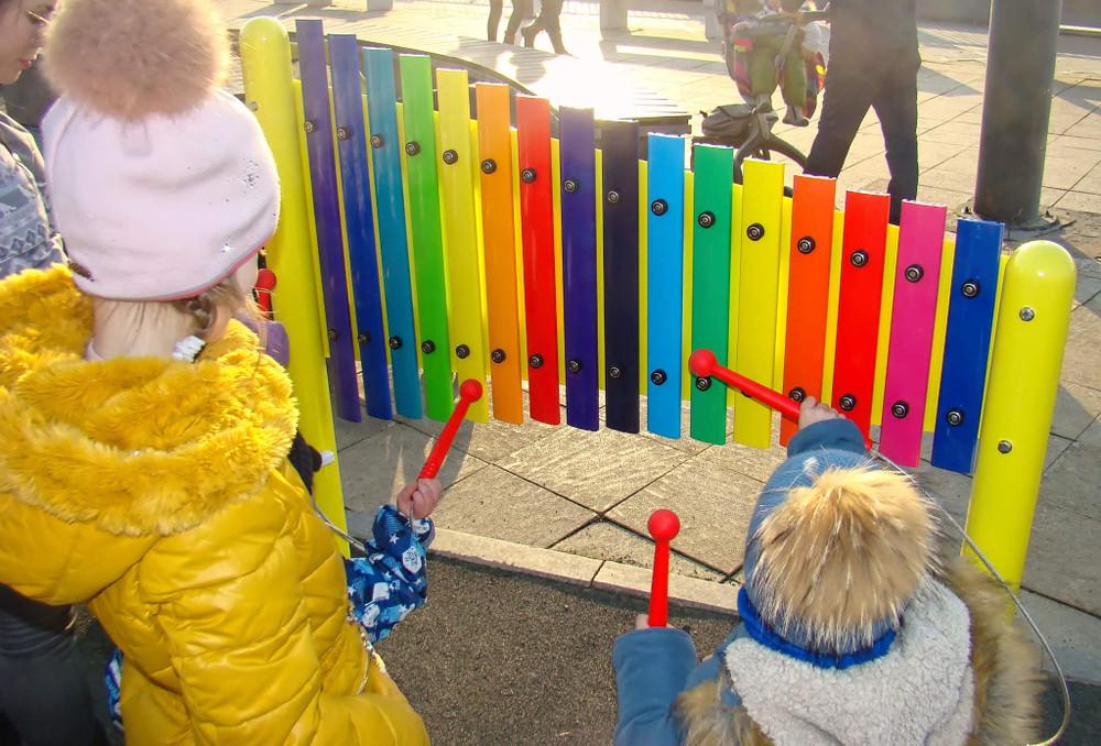 Уличный игровой музыкальный комплекс Фиеста