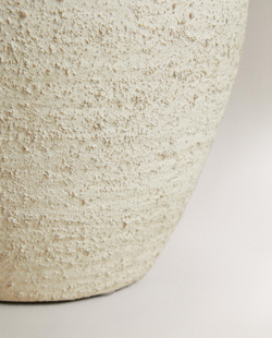 Zara Home Ваза из фаянса, цвет серый, 26 см