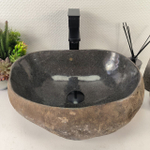 Раковина из речного камня RS-65449 45*34*15 0861
