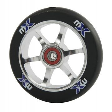 Колесо для трюкового самоката 110 мм хром/черное