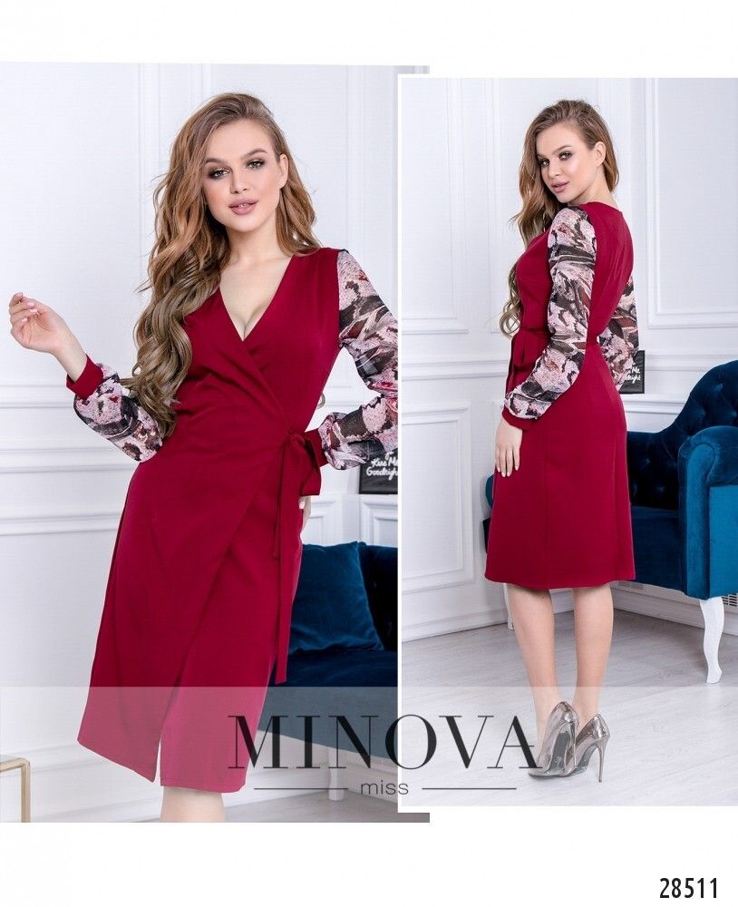 Платье 1120-марсала Minova