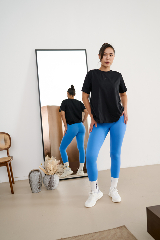 ЛЕГГИНСЫ ONE SIZE (ярко-синий)