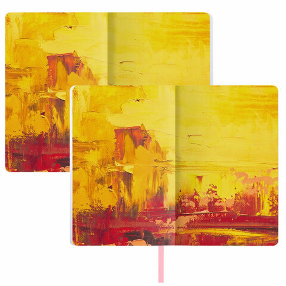 Ежедневник недатированный А5 (138х213 мм), BRAUBERG VISTA, под кожу, гибкий, 136 л., "Euphoria", 111998