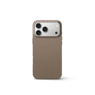 Чехол для iPhone 17 - Зернистая кожа - бежевый