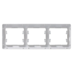 GLOSSA 3-постовая РАМКА, горизонтальная, ПЕРЛАМУТР