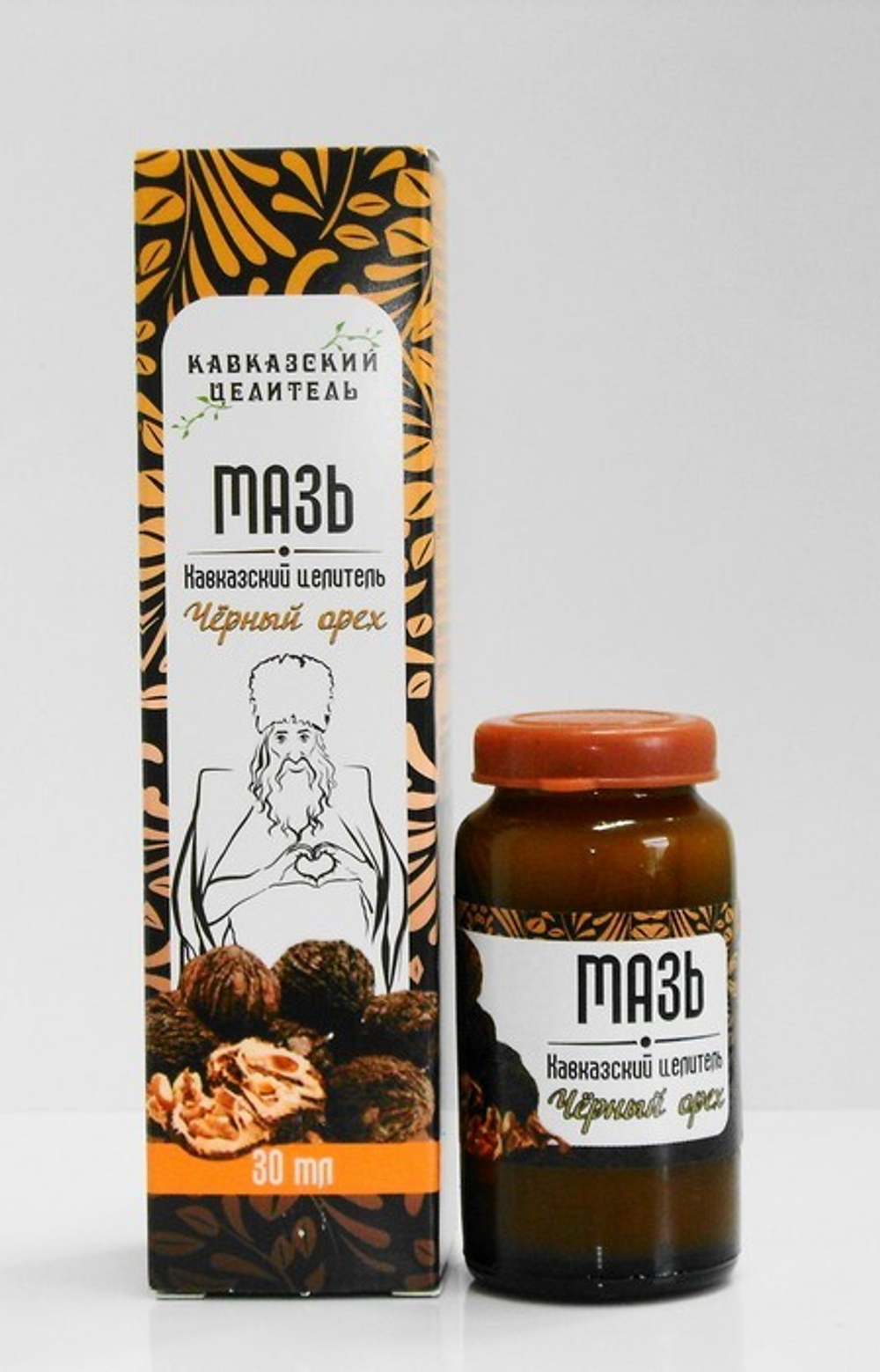 Мазь "Кавказский целитель", стекло, в ассортименте, 30 мл