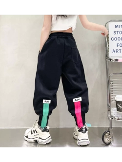 Брюки спортивные с цветными замками