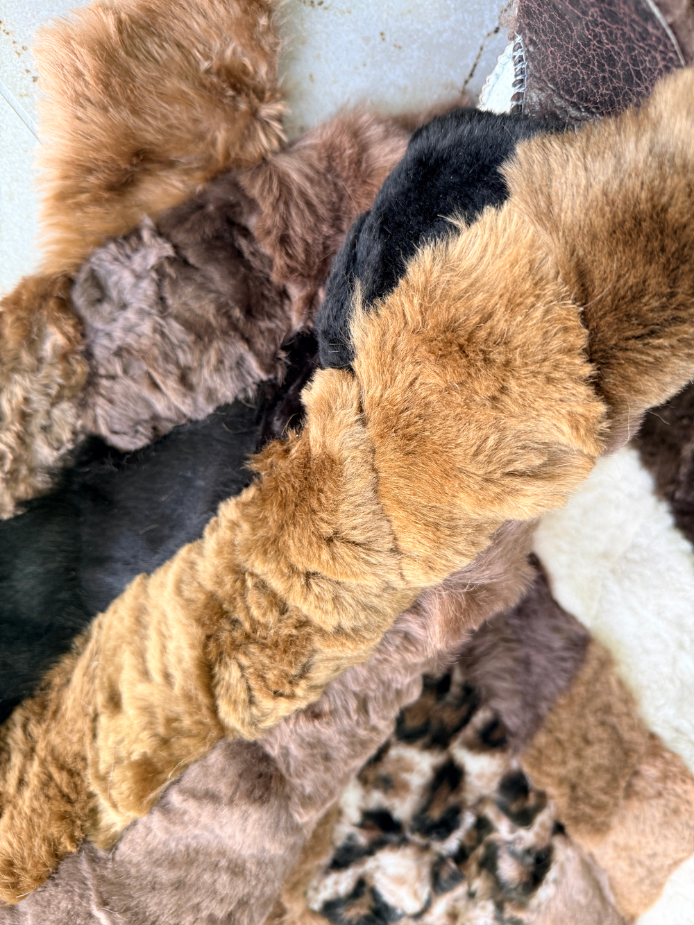 Меховой Коврик прикроватный накидка на кресло из овчины