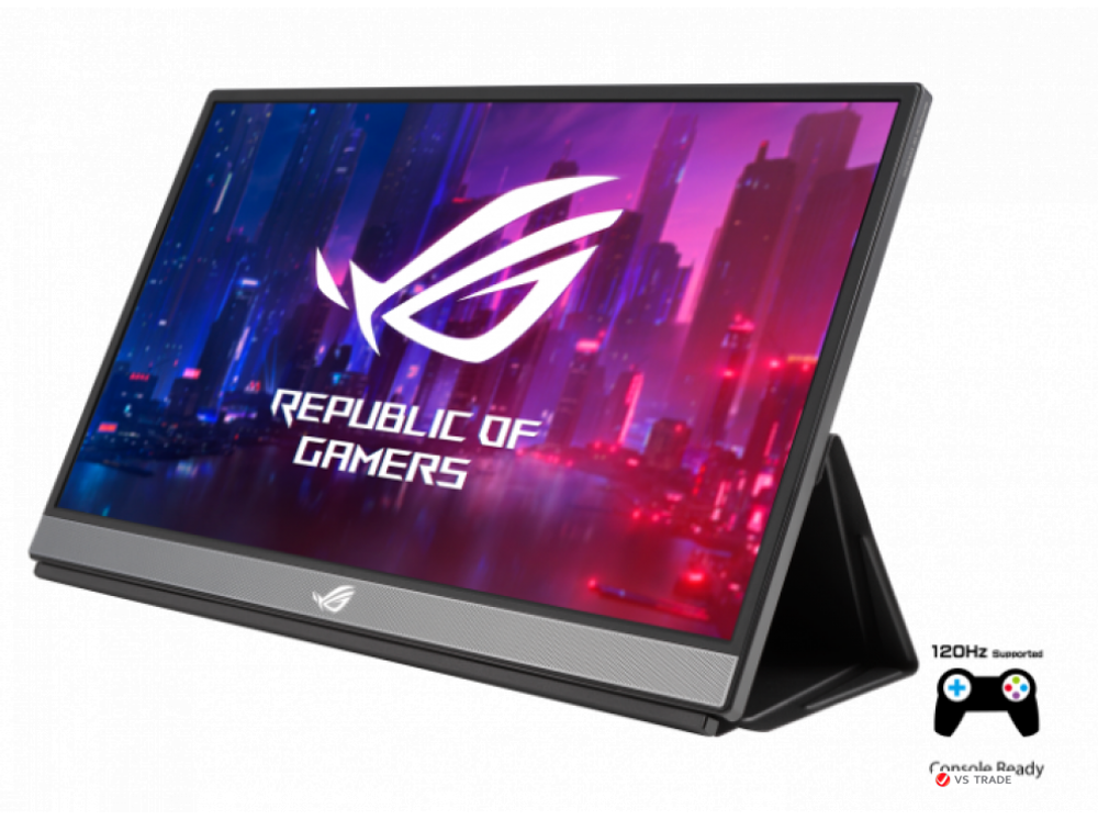 Монитор ASUS XG17AHPE 17.3&quot; IPS,16:9 FHD (1920x1080x240Hz),300cd/m2,1000:1,178/178,3ms,mHDMI,2USB-C,