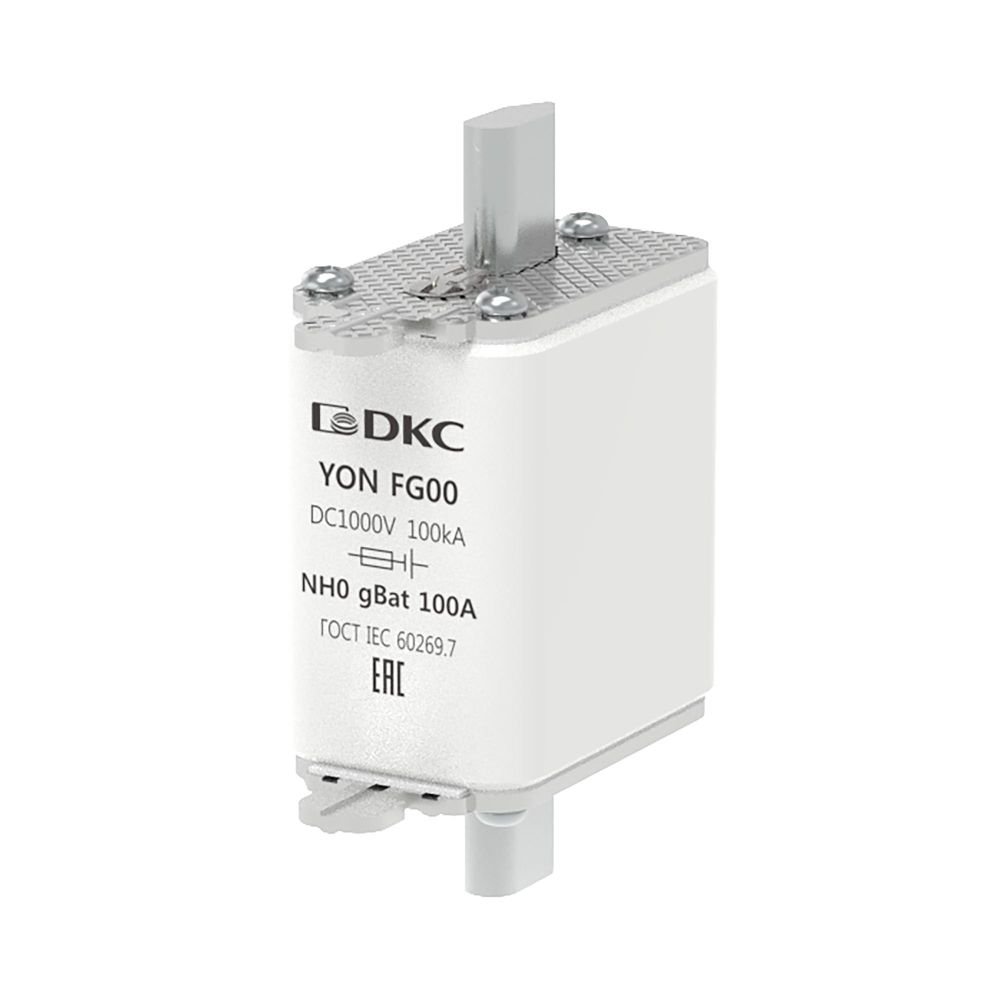 Предохранитель YON ножевого типа FG00 100А NH0 характеристика gBat
