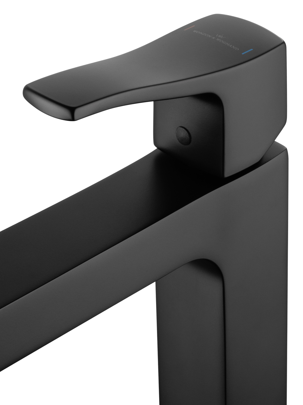 Смеситель для раковины высокий WONZON & WOGHAND FLEX, Черный матовый (WW-88019072-MB)