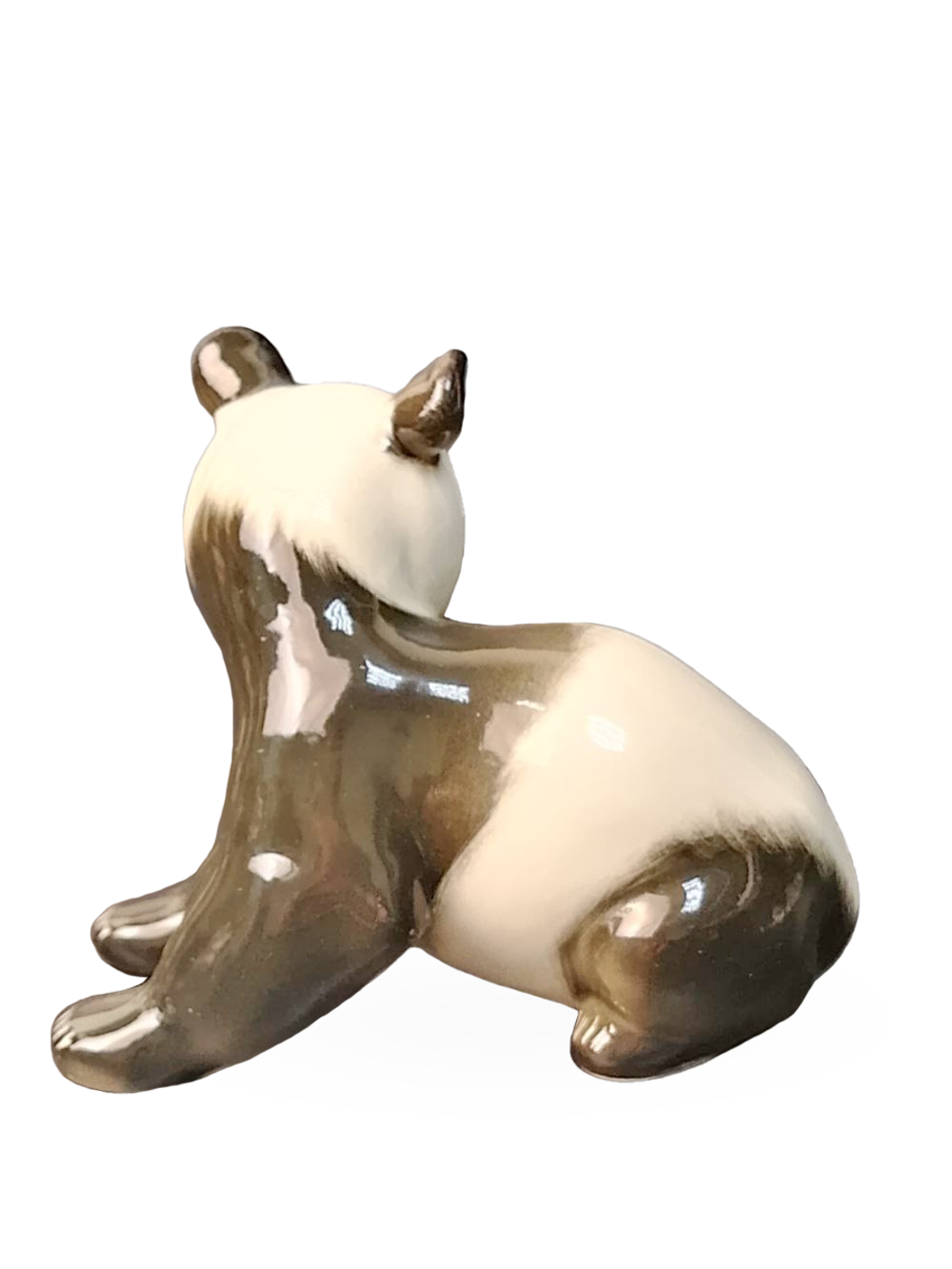 Фарфоровая статуэтка "Панда" ЛФЗ, СССР 1970 - 1986 гг.