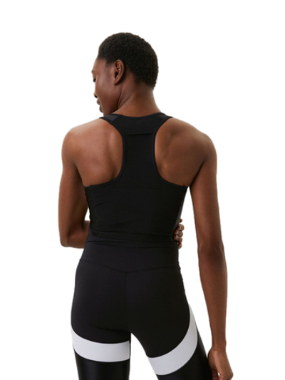 Женский топ теннисный Björn Borg Crop Tank W - black beauty