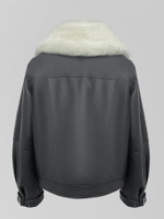 Косуха Chen Zhigang Z168M с белым меховым воротником