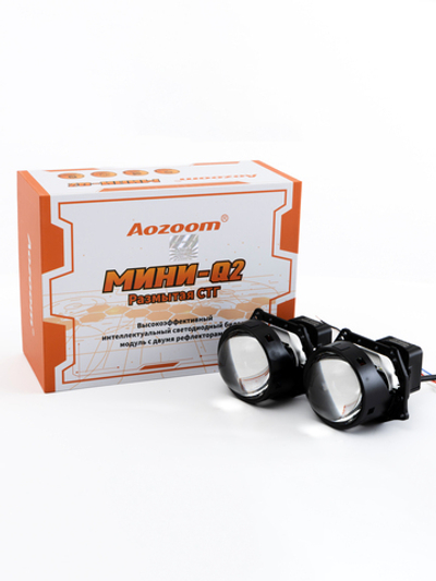 Aozoom Bi-Led Mini Q2 Размытая СТГ 3.0" 53/62W 12V 5500K